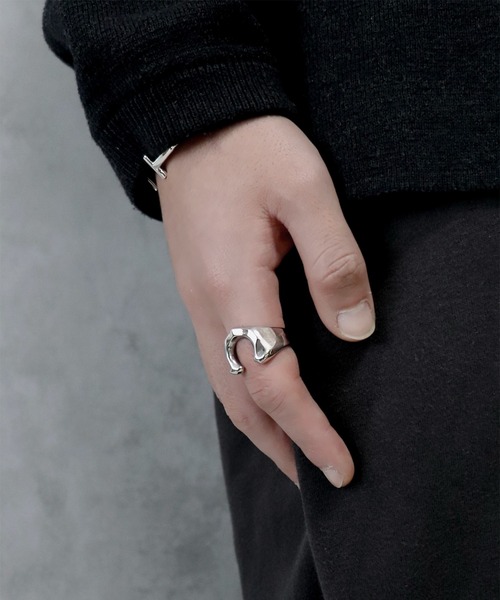 ARROWM 指輪 リング ホースシューリング メンズ レディース : ZOZOTOWN