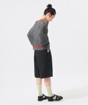 ワイドパンツ ハーフパンツ チノパン 短パン ...の詳細画像5