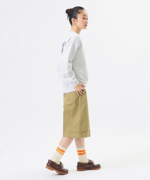 BEAMS BOY（ビームス ボーイ） ワイドパンツ ハーフパンツ チノパン