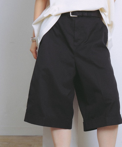 BEAMS BOY（ビームス ボーイ） ワイドパンツ ハーフパンツ チノパン