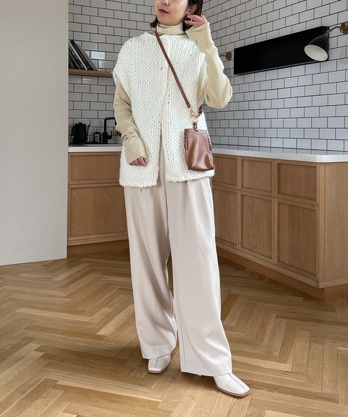 CAPRICIEUX LE'MAGE（カプリシューレマージュ） ニットベスト FREE