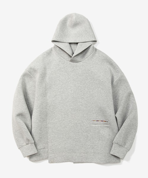 「rehacer」 プルオーバーパーカー MEDIUM グレー メンズ_画像5