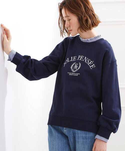 grove（グローブ） トレーナー スウェット 刺繍ロゴ裏毛スウェットプル