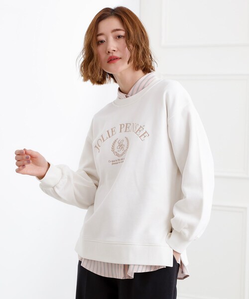 grove（グローブ） トレーナー スウェット 刺繍ロゴ裏毛スウェットプル