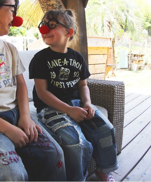 デニムダンガリー子供用Tシャツ3枚セット DENIM DUNGAREE（デニムアンドダンガリー） tシャツ FIRST PENNIE Tee