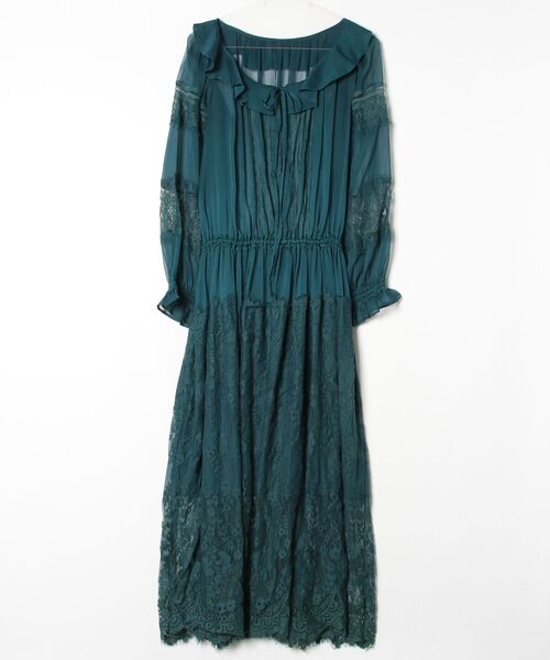 LA BELLE ETUDE（ラベルエチュード） 長袖ワンピース FREE グリーン