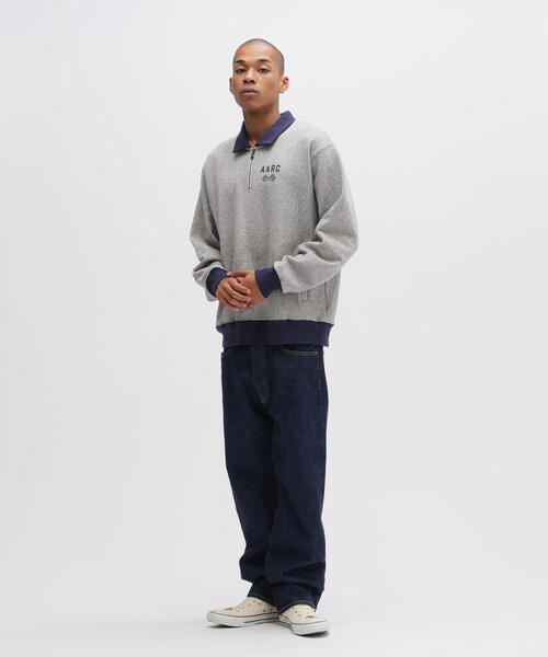 AVIREX（アヴィレックス） トレーナー スウェット 「A.A.R.C」HALF ZIP