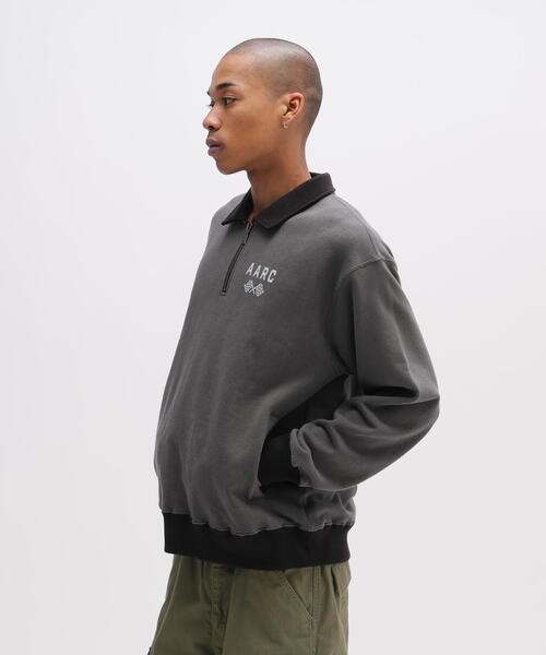 AVIREX（アヴィレックス） トレーナー スウェット 「A.A.R.C」HALF ZIP