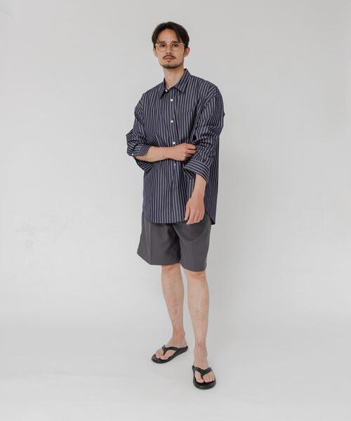【RePLAY×no.＋THOMAS MASON】OVERSIZE SHIRTS THOMAS MASON（トーマス メイソン） シャツ THOMAS MASON OVER SHIRTS
