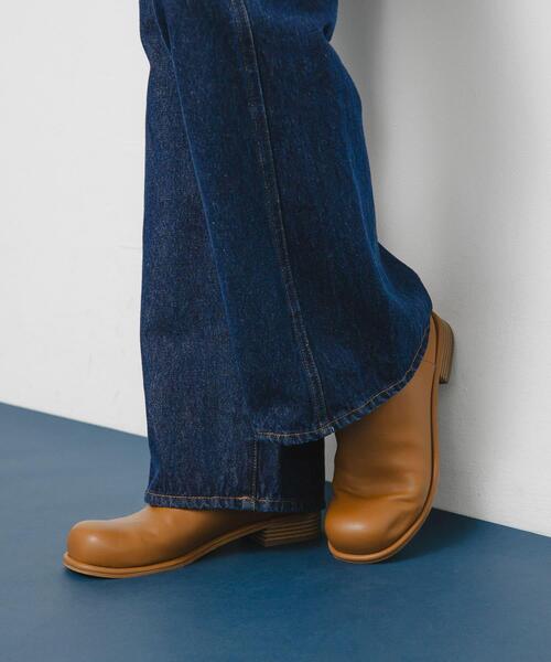 「KBF」 ショートブーツ 37 ブラック レディース_画像2