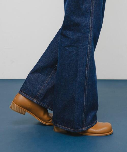 「KBF」 ショートブーツ 37 ブラック レディース_画像4