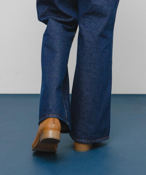 「KBF」 ショートブーツ 37 ブラック レディース_画像5