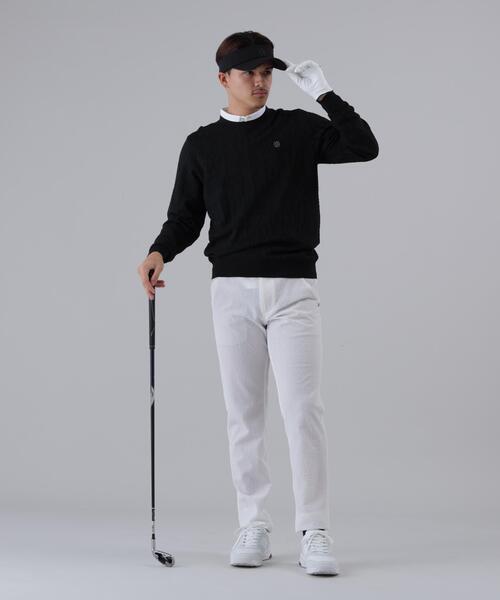 St ANDREWS セーター ニット 「St ANDREWS」ダブルロゴジャガードプル