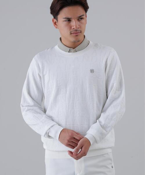 St ANDREWS セーター ニット 「St ANDREWS」ダブルロゴジャガードプル