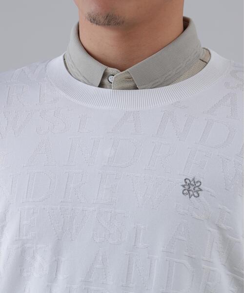 St ANDREWS セーター ニット 「St ANDREWS」ダブルロゴジャガードプル