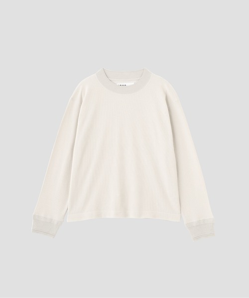 MHL.（エムエイチエル） tシャツ FINE COTTON RIB JERSEY レディース