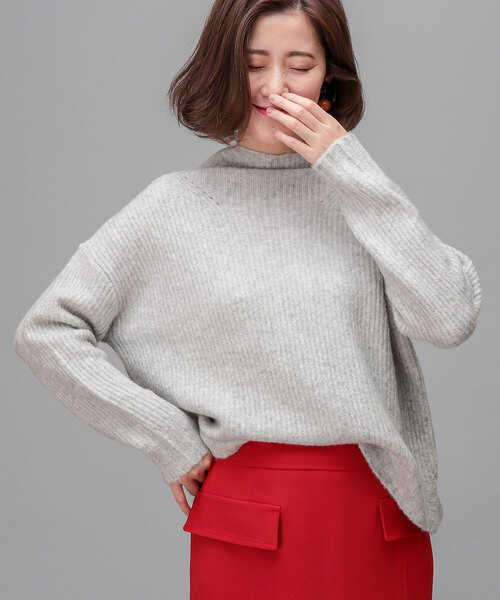 「RIVE DROITE」 長袖ニット FREE ベージュ レディース_画像2