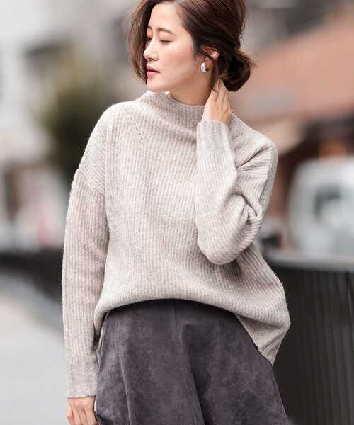 「RIVE DROITE」 長袖ニット FREE ベージュ レディース_画像8