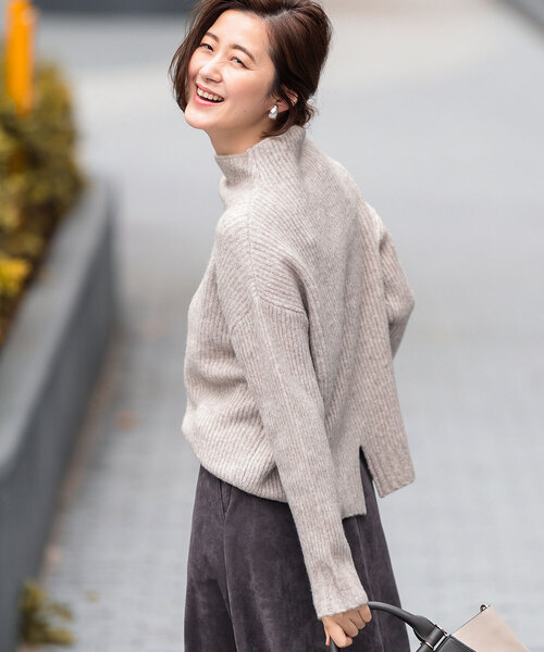 「RIVE DROITE」 長袖ニット FREE ベージュ レディース_画像9