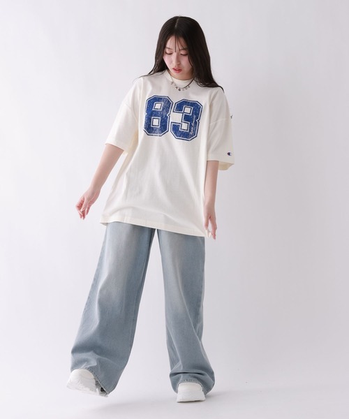 repipi armario（レピピアルマリオ） tシャツ 「champion」チュニック 