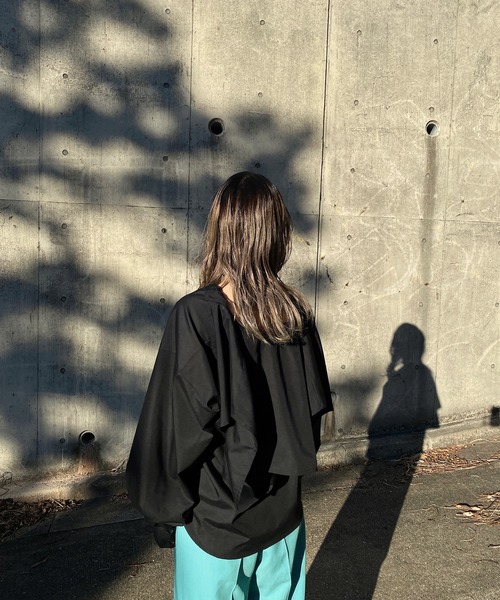 「y/m by RIKA」 長袖ブラウス FREE オフホワイト レディース_画像3