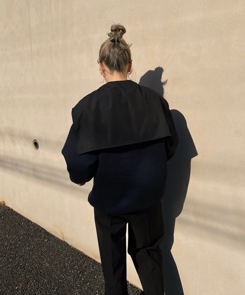 「y/m by RIKA」 長袖ブラウス FREE オフホワイト レディース_画像4