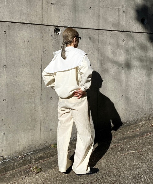 「y/m by RIKA」 長袖ブラウス FREE オフホワイト レディース_画像7