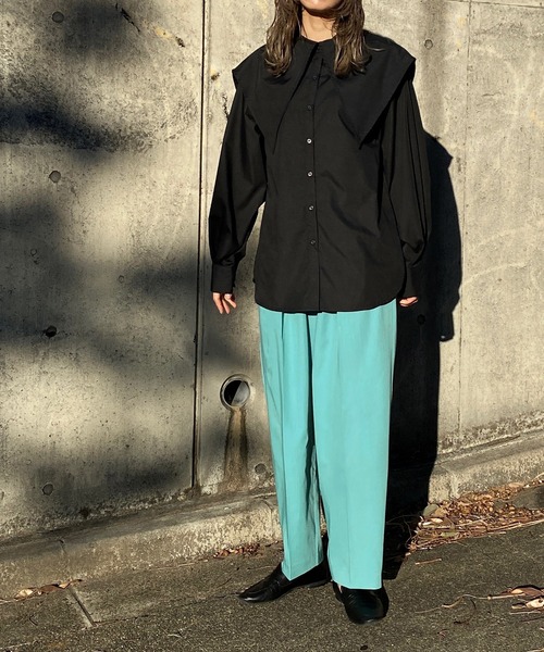 「y/m by RIKA」 長袖ブラウス FREE オフホワイト レディース_画像8