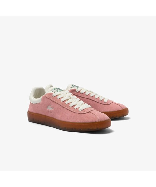 「LACOSTE」 ローカットスニーカー 23.5cm ピンク レディース_画像3