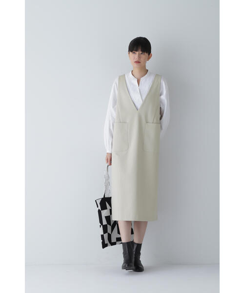 「human woman」 サロペットスカート MEDIUM ブラック レディース_画像8