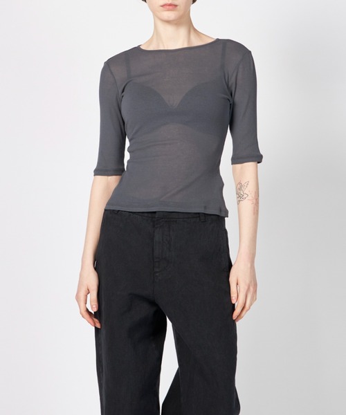 AMOMENTO（アモーメント） tシャツ 半袖 AMOMENTO ROUND SHORT SLEEVE