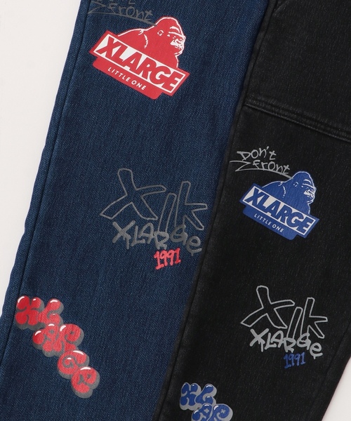 「XLARGE KIDS」 「KIDS」スウェットパンツ 100cm ブラック キッズ_画像6