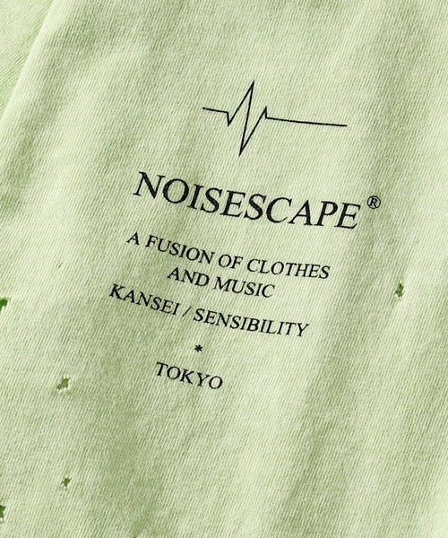 「NOISESCAPE」 長袖Tシャツ M ピンク メンズ_画像4