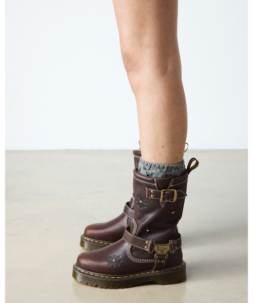 Dr.Martens（ドクターマーチン） ブーツ ANISTONE HI フラワー リガー