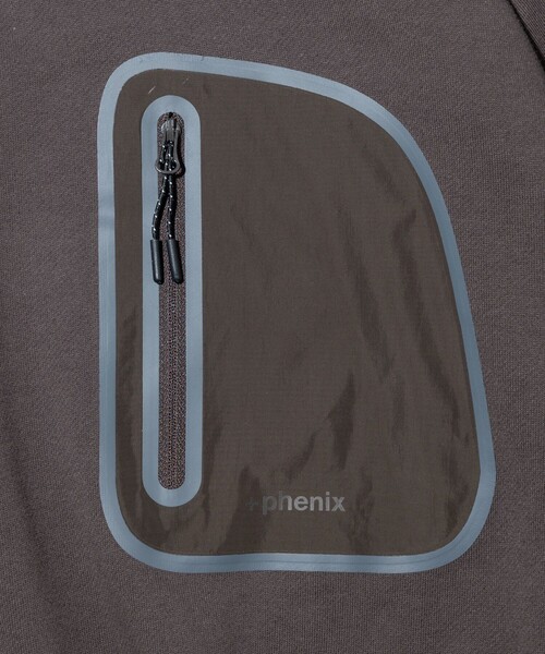 「+phenix」 スウェットカットソー MEDIUM チャコールグレー メンズ_画像3
