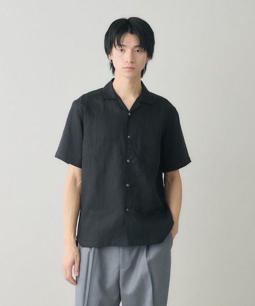 kuros'（クロス） シャツ 半袖 「kuros'オリジナル」オープンカラー
