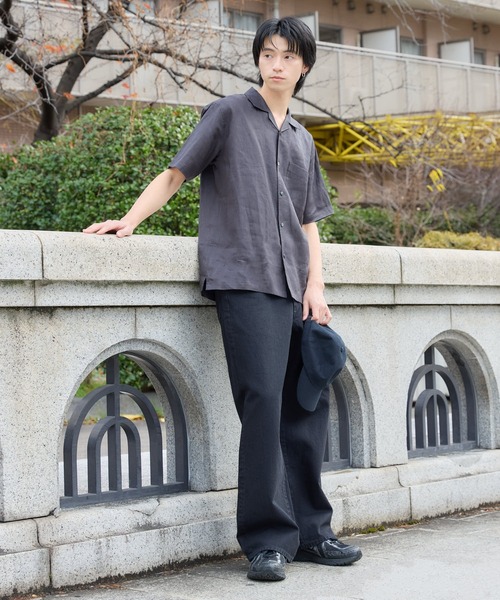 kuros'（クロス） シャツ 半袖 「kuros'オリジナル」オープンカラー