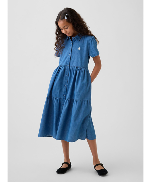 GAP（ギャップ） ワンピース ブラナンベア ティアード シャツ 