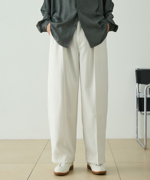「EMMA CLOTHES」 スラックス M アイボリー メンズ_画像8