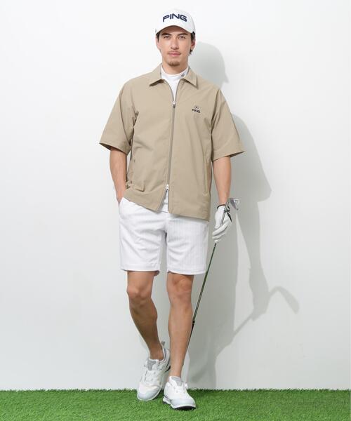 PING（ピン） パンツ 「PING APPAREL」全方向ストレッチ凸凹ストライプ