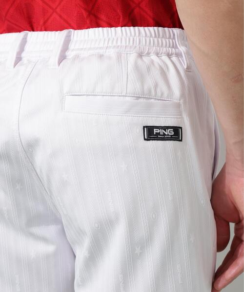 PING ゴルフ メンズパンツ（色：ホワイト系）｜メンズウエア｜ゴルフ