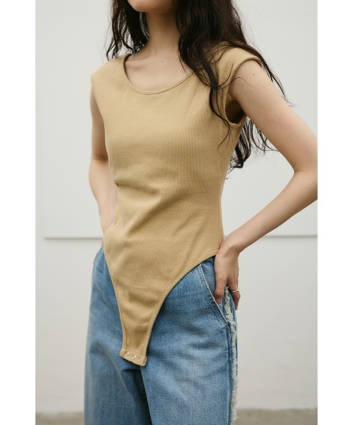 STYLEMIXER（スタイルミキサー） tシャツ バックオープンボディスーツ