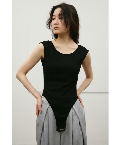 STYLEMIXER（スタイルミキサー） tシャツ バックオープンボディスーツ