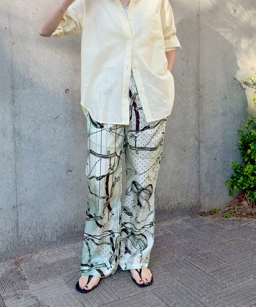 美品★manipuriマニプリ★パンツ manipuri（マニプリ） パンツ ロングパンツ 別注 ビットバルーン