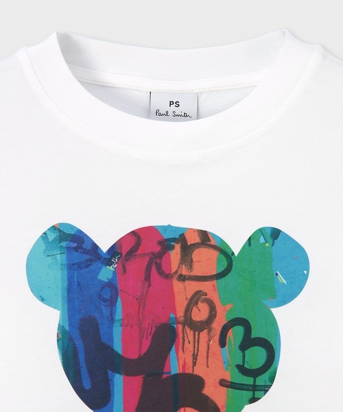 PS Paul Smith tシャツ 半袖 ウィメンズ ”Graffiti Bear” 半袖Tシャツ