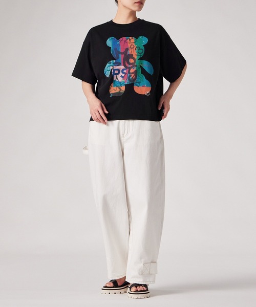 PS Paul Smith tシャツ 半袖 ウィメンズ ”Graffiti Bear” 半袖Tシャツ