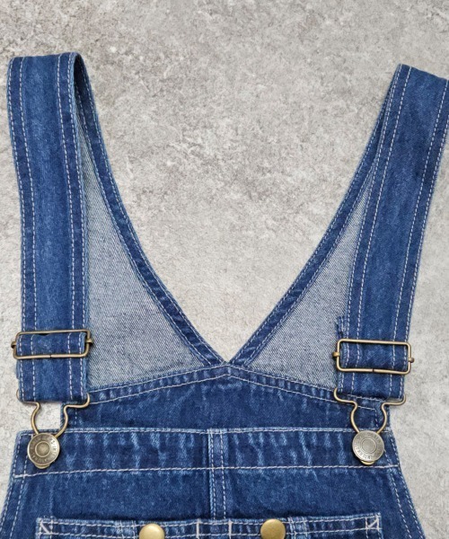 「SELECT LEVERY」 サロペットスカート LARGE ネイビー レディース_画像8