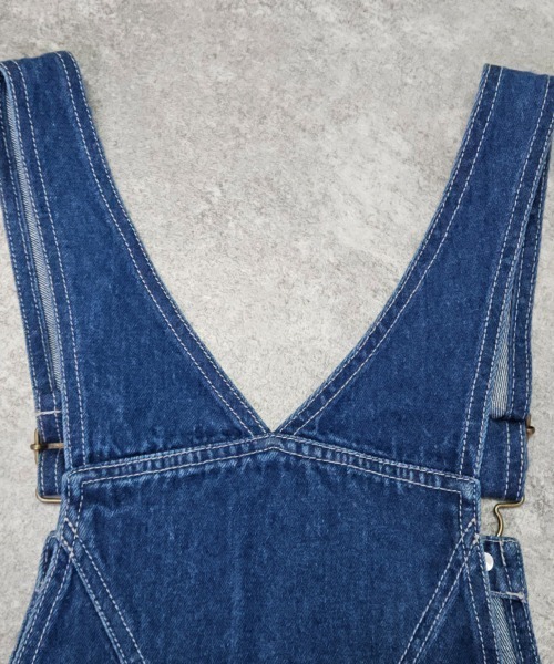 「SELECT LEVERY」 サロペットスカート LARGE ネイビー レディース_画像9