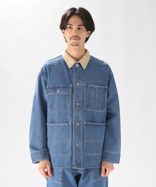 niko and…（ニコアンド） デニムジャケット MEDIUM インディゴブルー