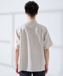 シャツ 半袖 「リネンライク」吸水速乾 半袖シ...の詳細画像4